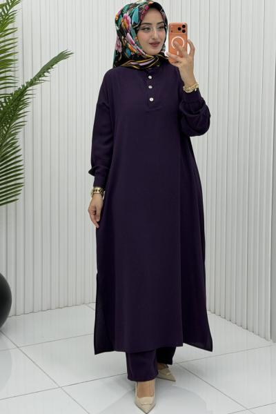 Beril Takım Koyu Mor