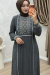 Lale Elbise Gri