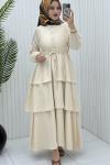 Şevval Elbise Krem
