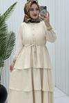 Şevval Elbise Krem