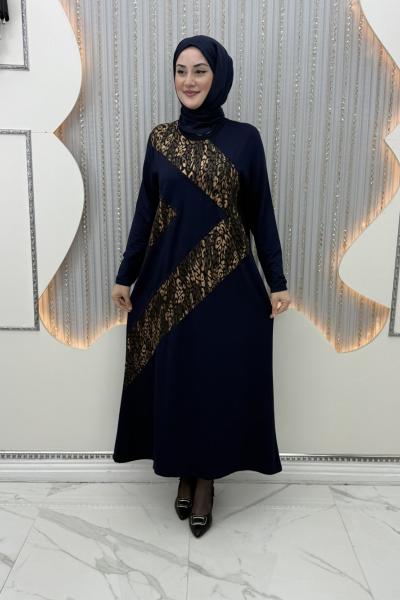 Akile Elbise Lacivert