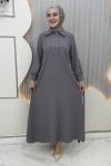 Alsera Elbise Gri
