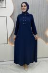 Alsera Elbise Lacivert
