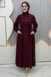 Armin Cepli Elbise Bordo