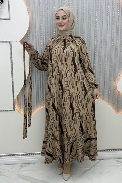 Ayfi Elbise Kahverengi