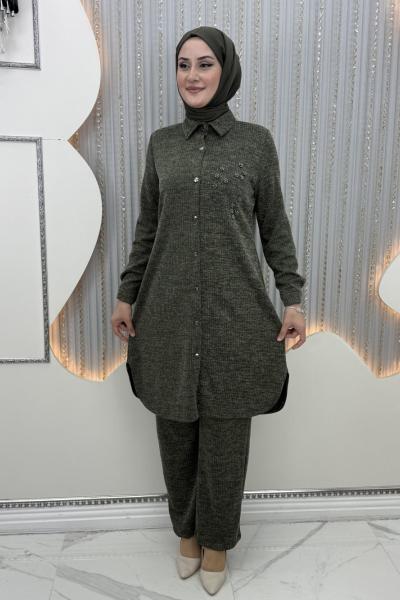 Aygül Pantolon Takım Haki