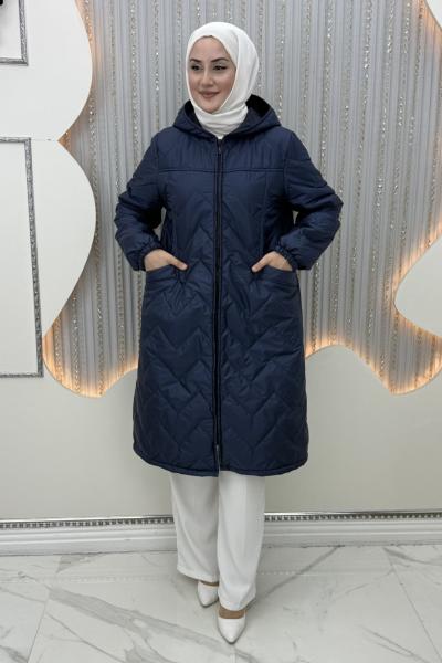 Azer Şişme Mont Lacivert