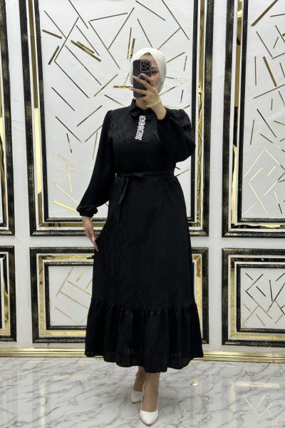 Baby jakar elbise Siyah