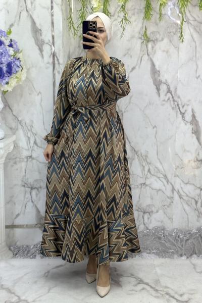 Belgin elbise  Lacivert