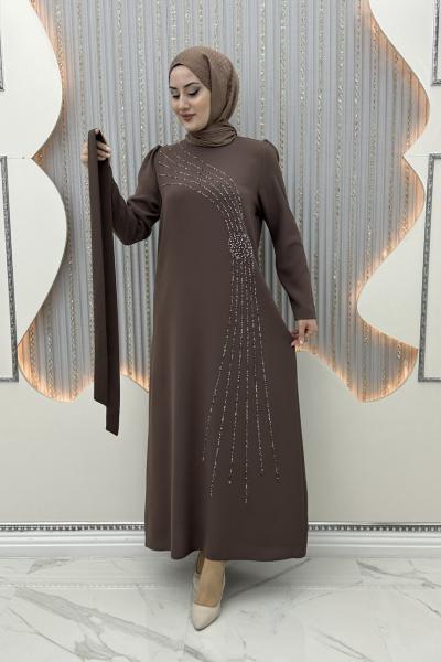 Canan Abiye Kahverengi