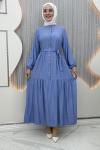 Elfida Elbise Mavi