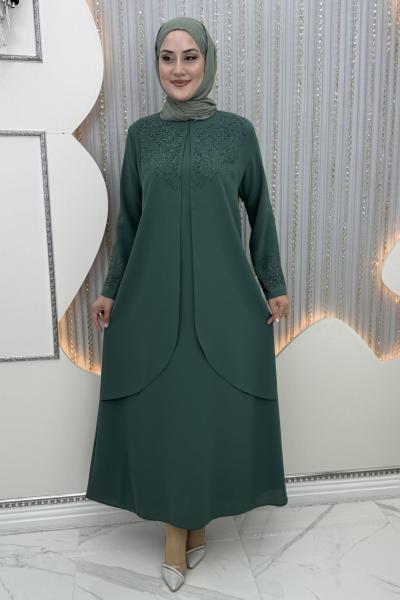 Ezgin elbise Zümrüt