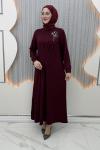 Gülay Elbise Bordo
