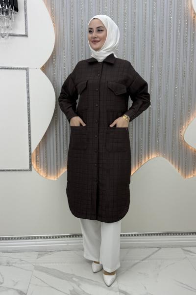 Hüma Kapitone Kap Kahverengi