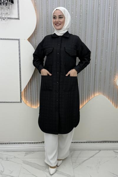 Hüma Kapitone Kap Siyah