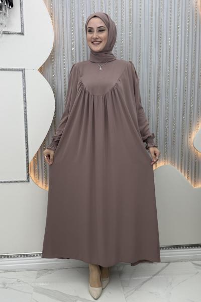 Ilgaz Elbise Sütlü Kahve