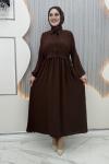 Kevser Elbise Kahverengi