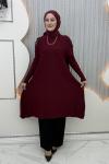 Kırçiçeği Tunik Bordo