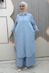 Lina Pantolonlu Takım Mavi