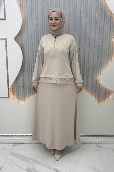 Merve Etekli Takım Krem