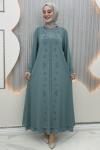 Mücevher elbiseli hırka Mint Yeşili