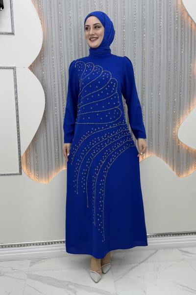 Şahika Abiye Saks Mavisi