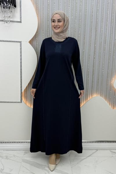 Selinay Elbise Lacivert