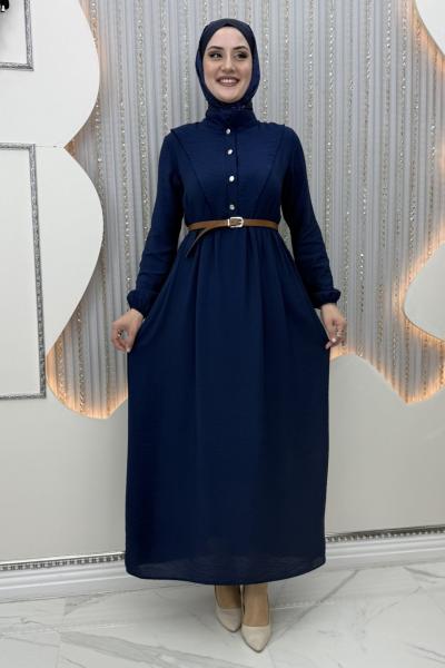 Sevtap Elbise Lacivert