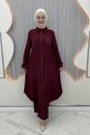 Seyhan Pantolonlu Takım Bordo