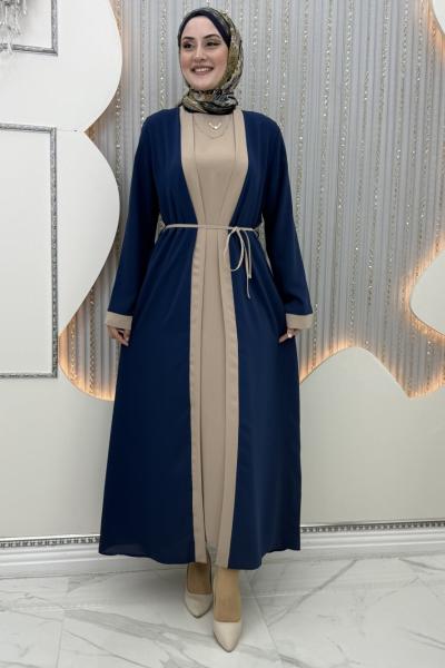 Simay Elbiseli Hırka Lacivert