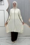 Uysal Triko Tunik Ekru