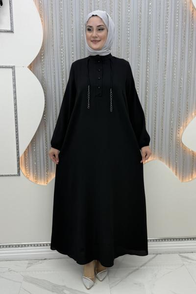 Vegan Elbise Siyah
