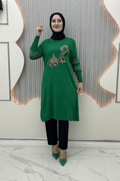 Violet triko tunik  Zümrüt