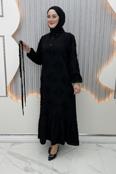 Yelda Elbise Siyah