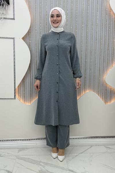 Yelda pantolonlu takım Mint Yeşili