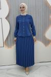 Zare etekli takım Mavi