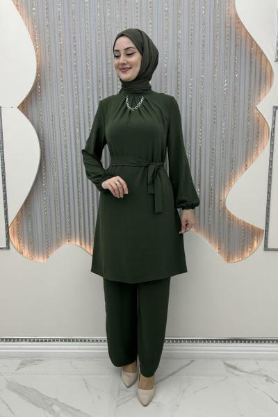 Zemheri pantolonlu takım Haki