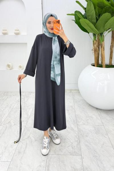 Füme  Oysho Elbise Tesettür Giyim