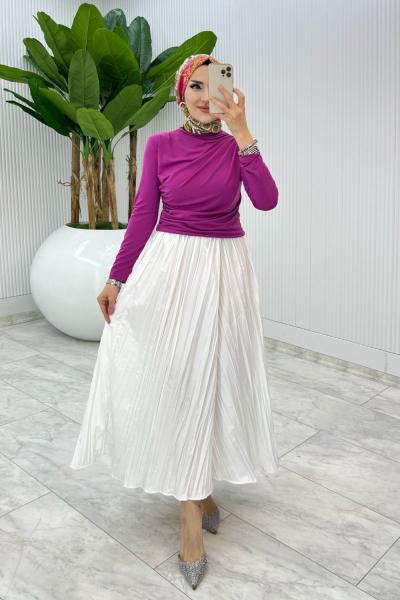 Fuşya Züleyha bluz Tesettür Giyim