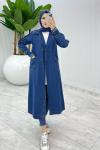 Lacivert Premium Hançer Kot Kap Tesettür Giyim