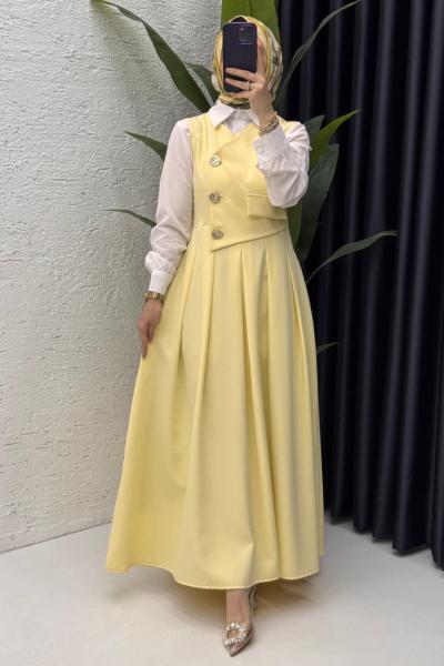 Sarı Afitap Tesettür Giyim