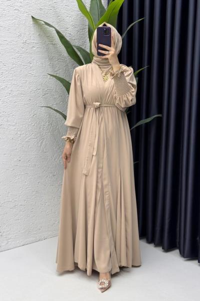 Taş Mihra Abaya Takım Tesettür Giyim