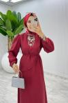 Vişne Premium Paris Elbise Tesettür Giyim