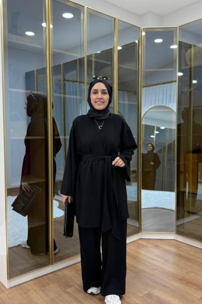 Oysho Kimona Takım  Siyah