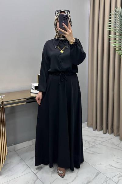 Asel Etekli Takım Siyah