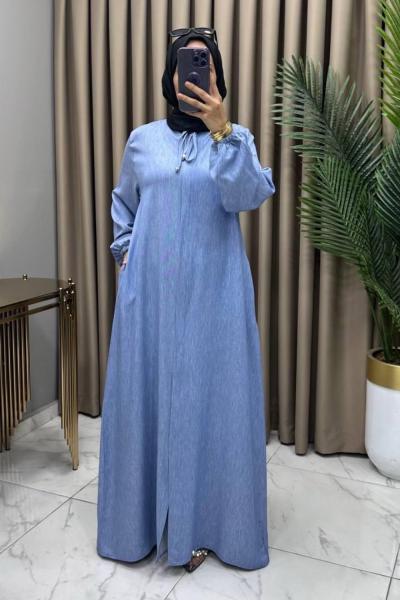 Dilay Kot Ferace Açık  Mavi