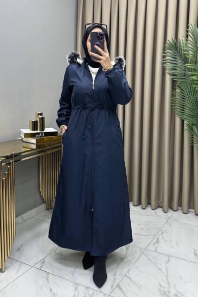 Kışlık Parka Mont Lacivert