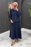 Bergüzar Etekli Takım - Lacivert