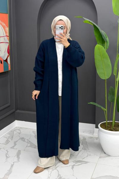 Beril Uzun Hırka - Lacivert