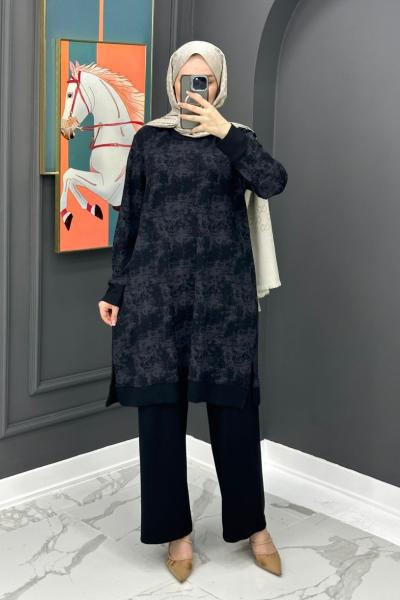 Beyhan Uzun Takım - Siyah